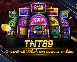 TNT89 แหล่งรวมเกมส์เดิมพันออนไลน์ที่ใหญ่ที่สุด มีโปรโมชั่นมากมายและสิทธิพิเศษอีกมากมายเพียงแค่เป็นสมาชิกก็สามารถรับฟรีทันที